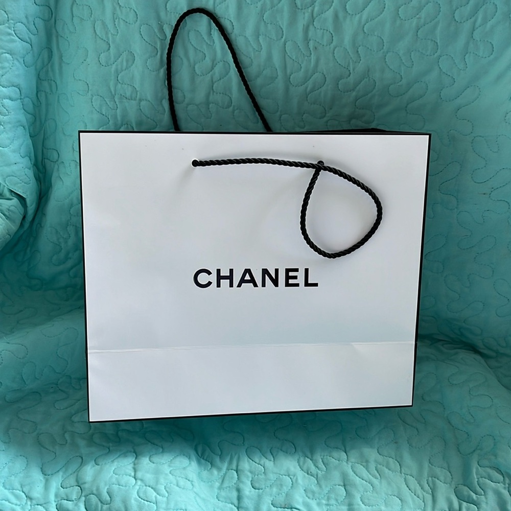 Coco Chanel gift box with wrap and ribbon